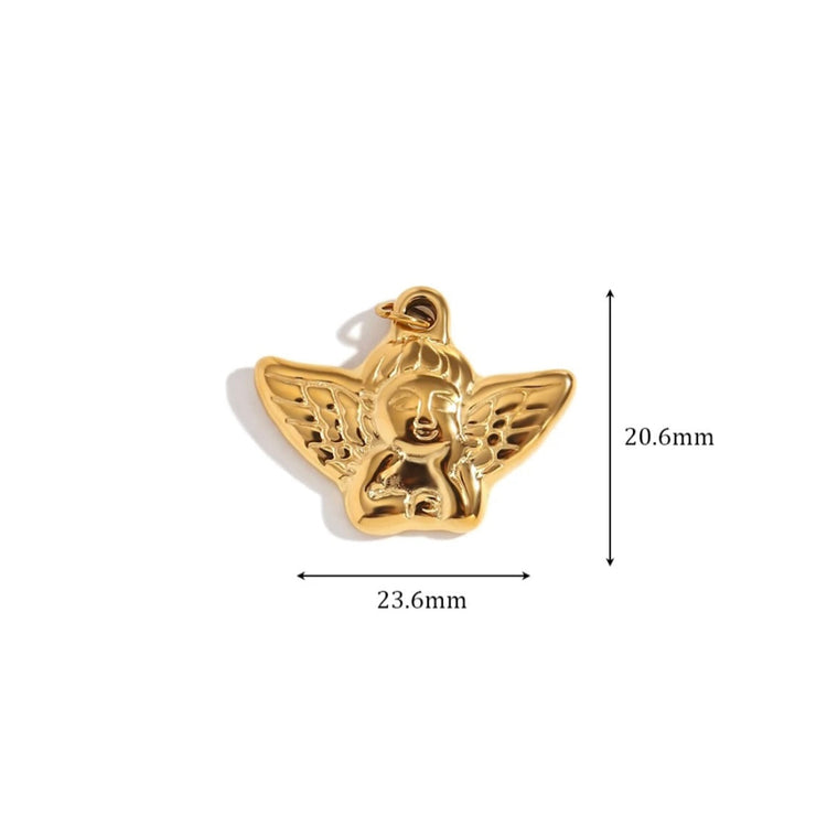 Gold Angel Charm XMTX Collections
