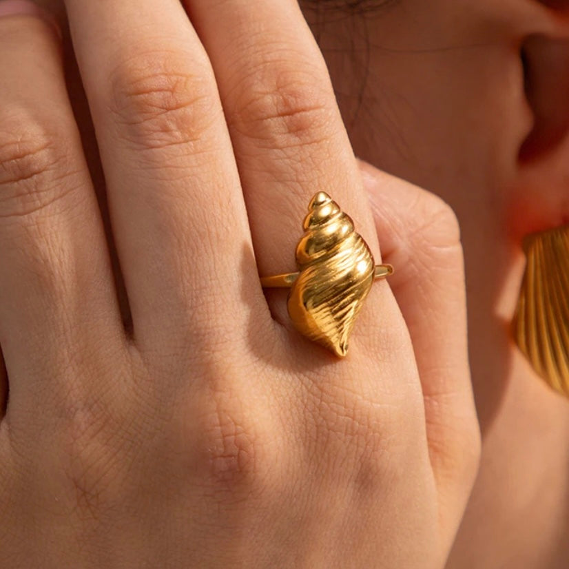 Conch Shell Open Ring XMTX Collections
