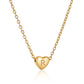 Heart Initial Necklace XMTX Collections
