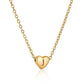 Heart Initial Necklace XMTX Collections