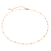 Colorful Enamel Small Beads Chain