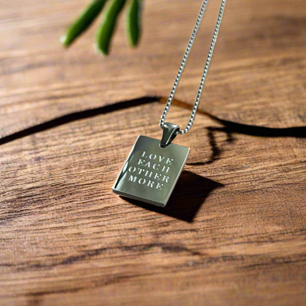 Love Each Other More Affirmation ❤️ Necklace