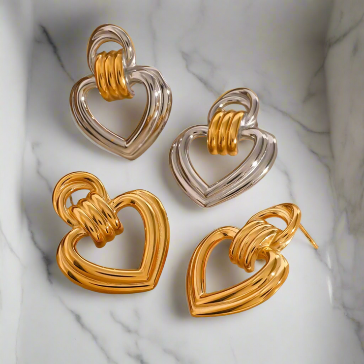 Zoey Heart Earrings