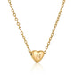 Heart Initial Necklace XMTX Collections