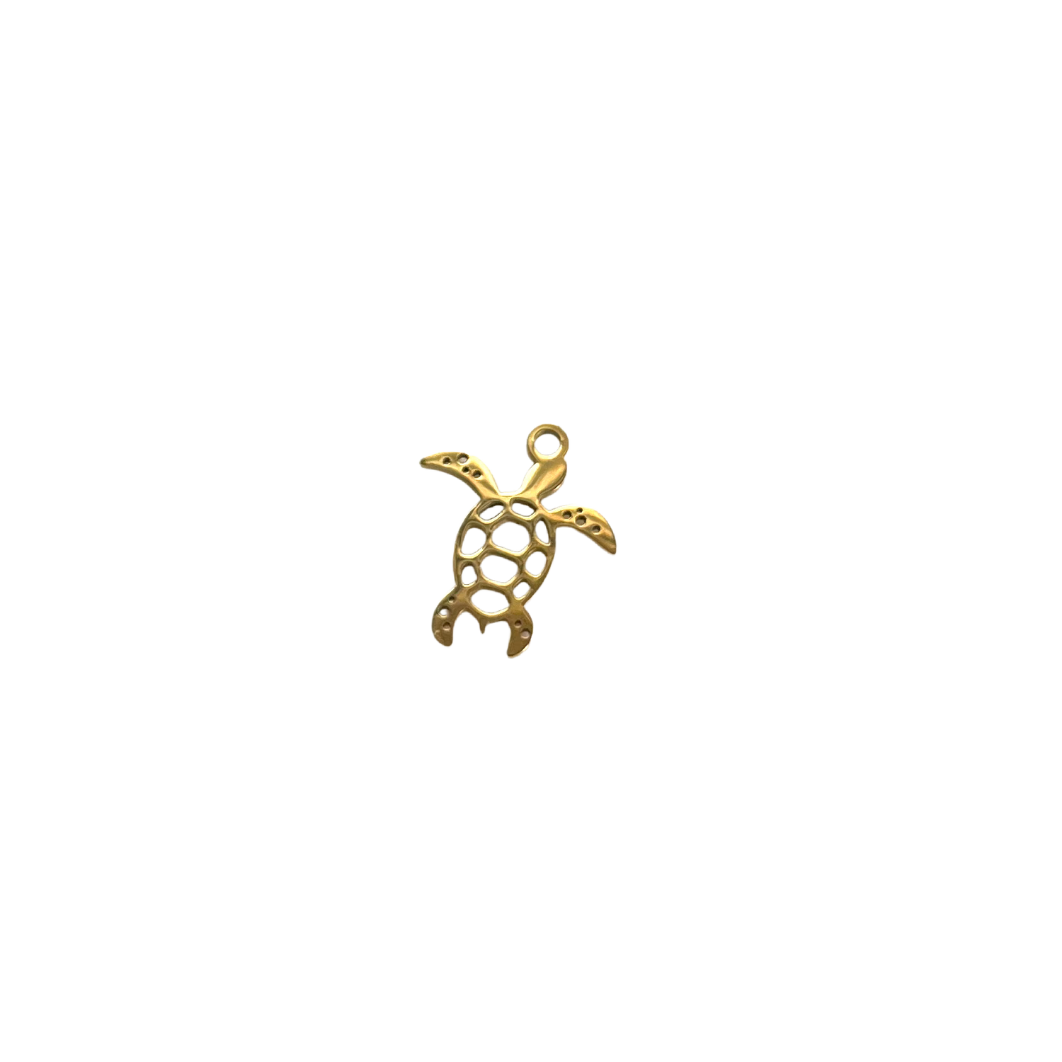 Gold Sea Turtle Charm XMTX Collections