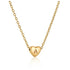 Heart Initial Necklace XMTX Collections
