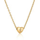 Heart Initial Necklace XMTX Collections