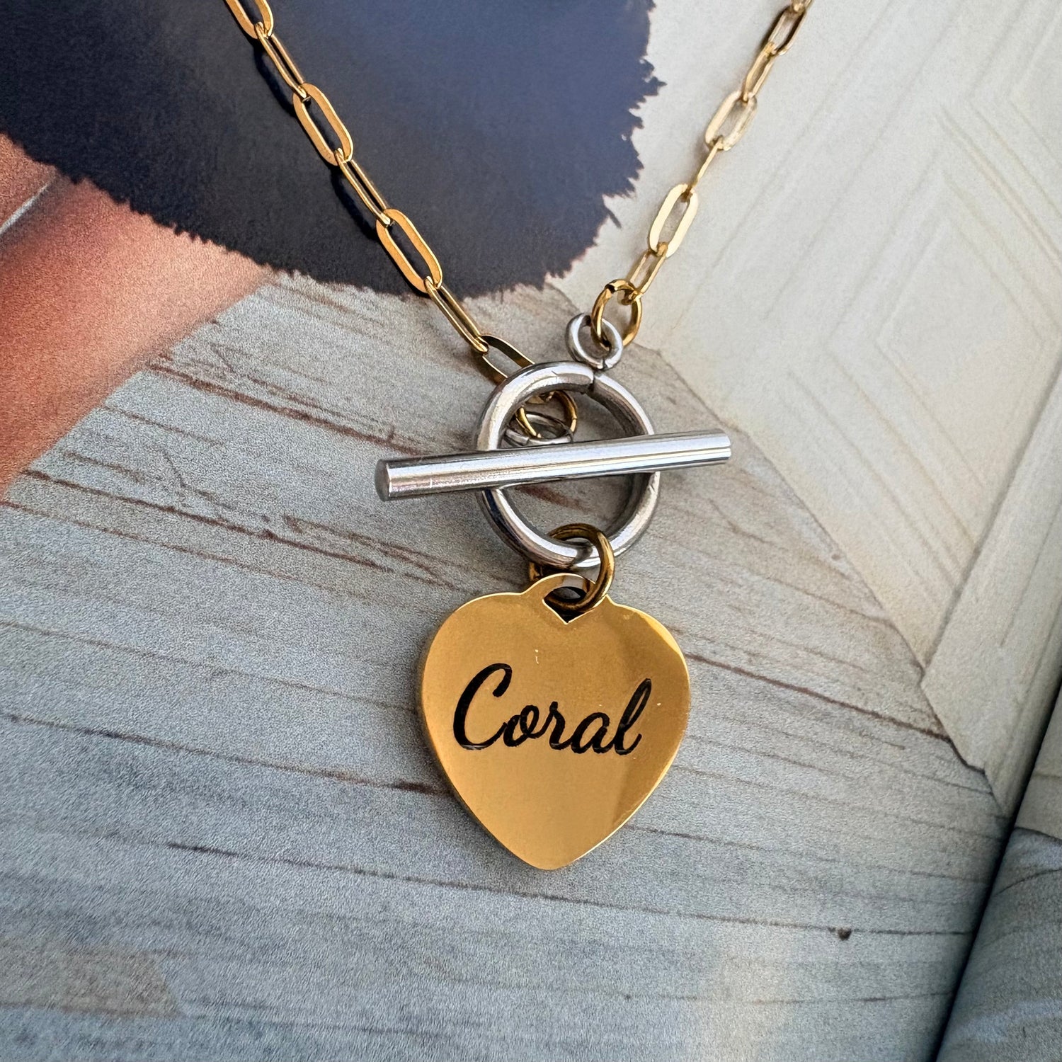 Gold Heart Blank Pendant XMTX Collections