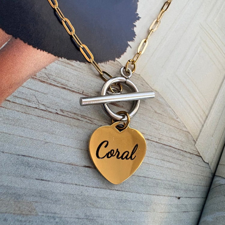 Gold Heart Blank Pendant XMTX Collections