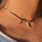 Bow Choker Necklace XMTX Collections