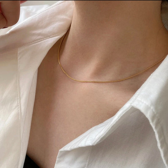 Round Snake Necklace XMTX Collections