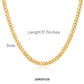 3MM Cuban Chain Necklace XMTX Collections