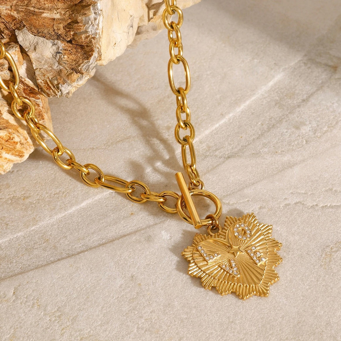 Heart Locket Necklace XMTX Collections