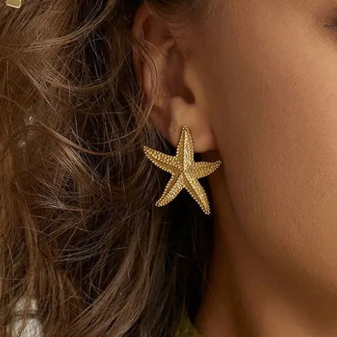 Statement Sea Star Earrings