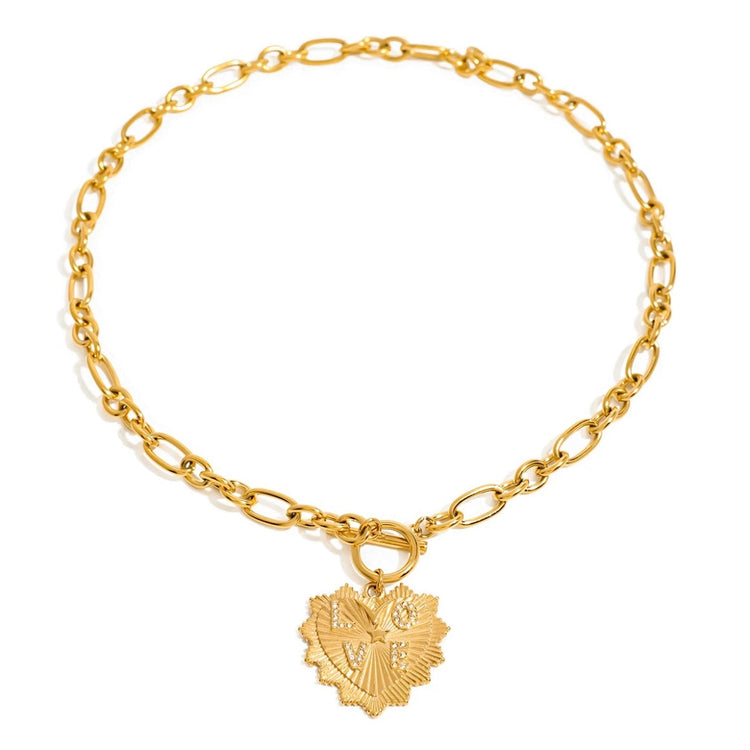 Heart Locket Necklace XMTX Collections