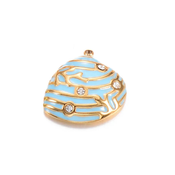 Enamel Shell Charm