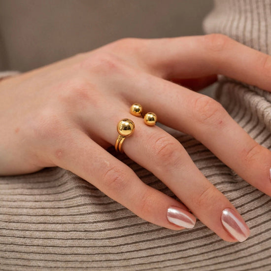 Three Spheres Open Ring XMTX Collections