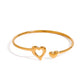 Two Hearts 💞 Bangle Bracelet XMTX Collections