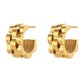 Watchband Hoop Earrings XMTX Collections