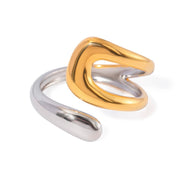 Two Tone Open Ring