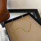 Flat Figaro Chain Necklace XMTX Collections