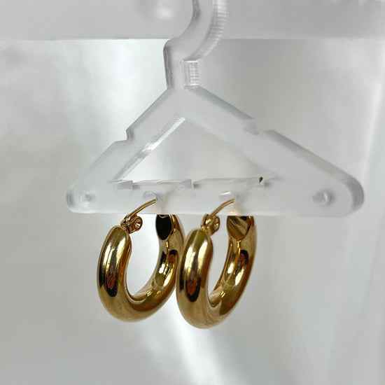 Taylor Chunky Hoop Earrings XMTX Collections