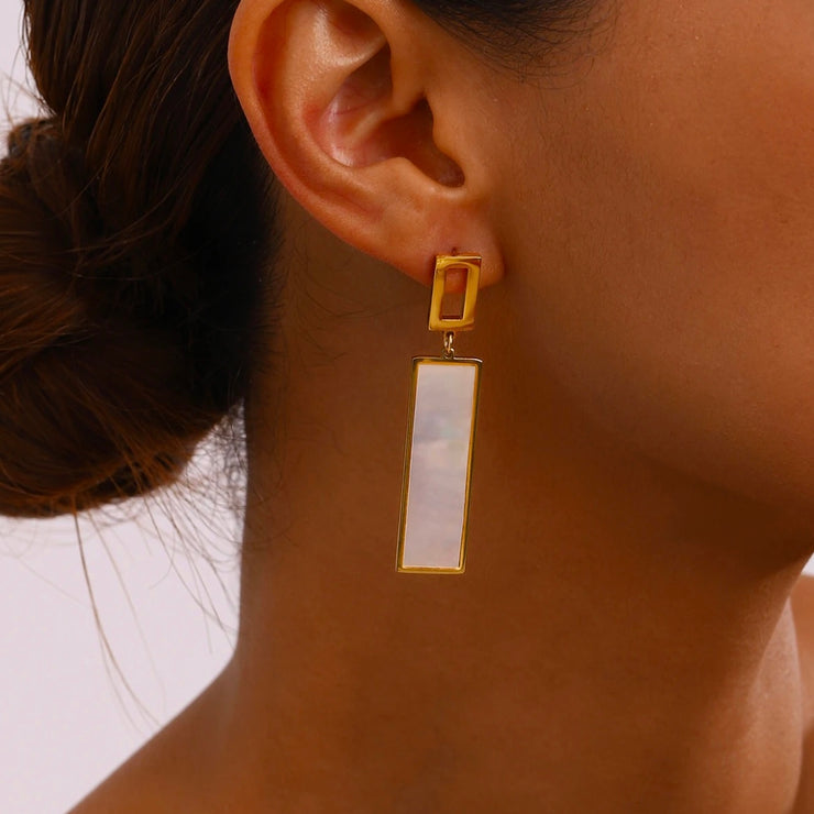 Naomi Rectangle Earrings