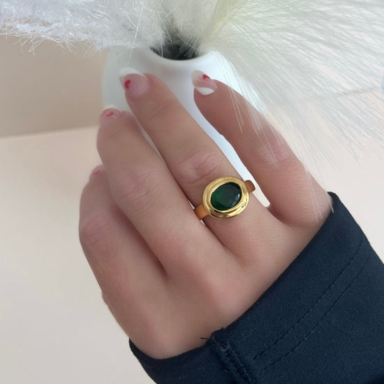 Blanca Hallow Statement Ring XMTX Collections