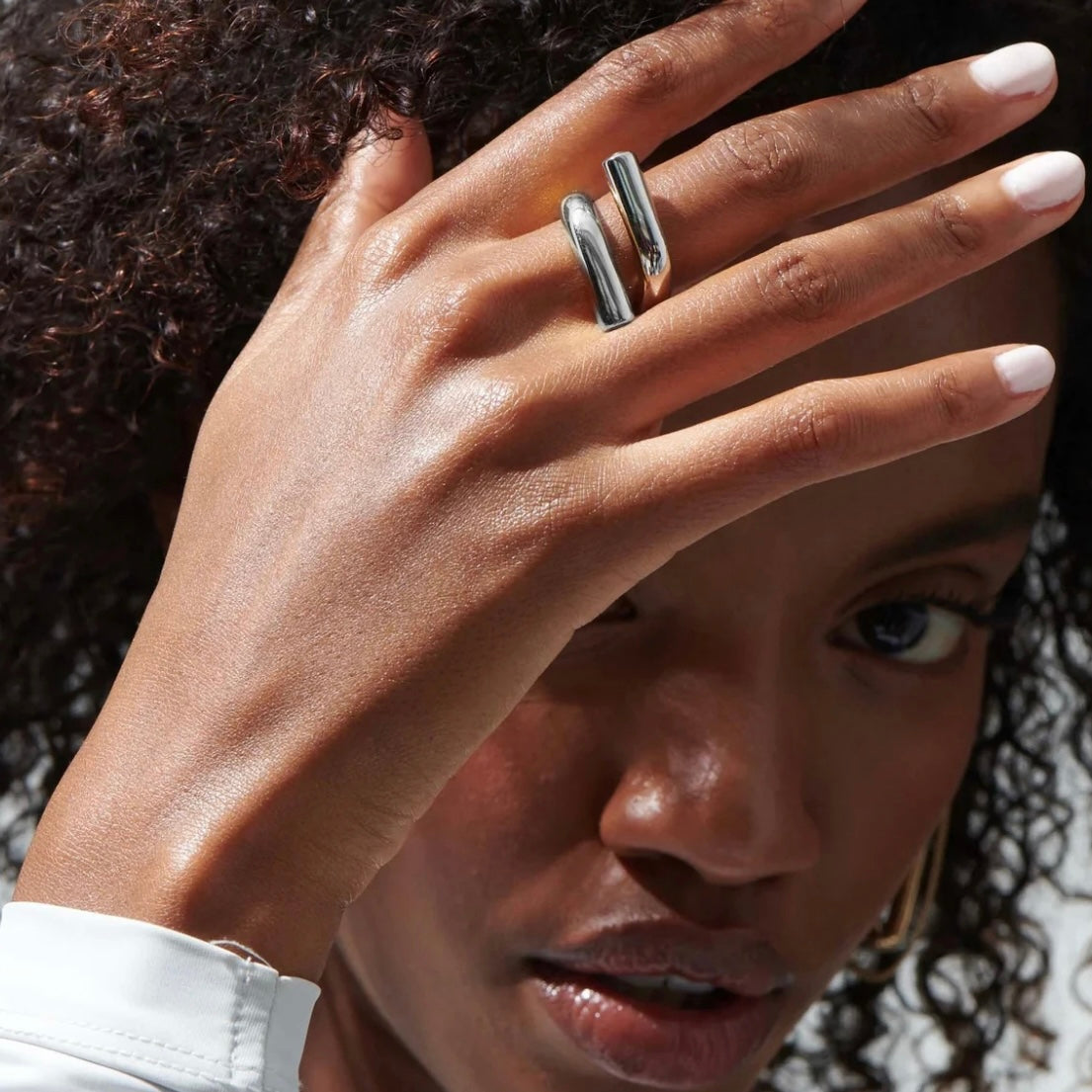 Sage Bent Open Ring XMTX Collections