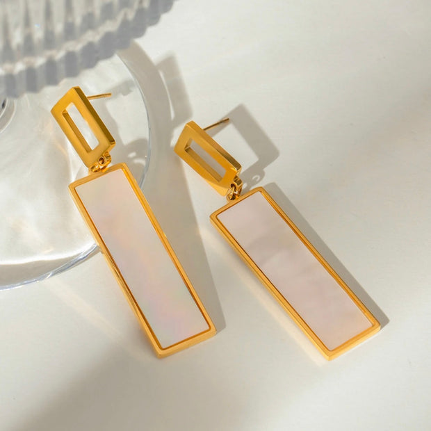 Naomi Rectangle Earrings