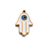 Small White Hamsa Hand Charm XMTX Collections