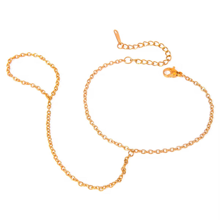 Hand chain, trendy, non tarnish , waterproof jewelry 