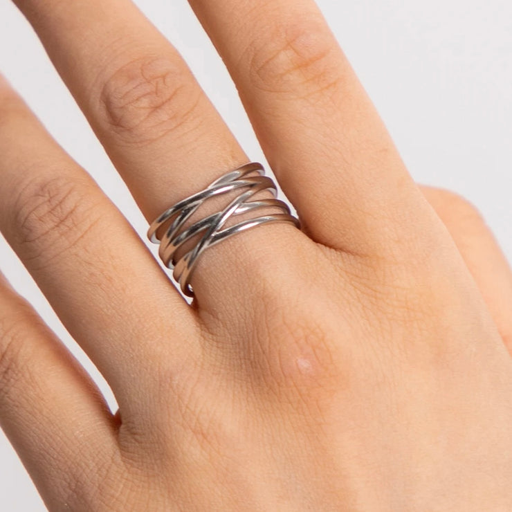 Criss Cross Open Ring