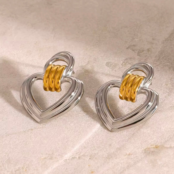 Zoey Heart Earrings