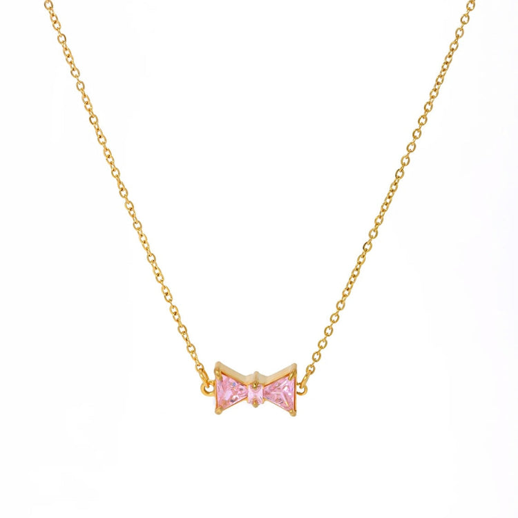 Bow Rhinestone Necklace XMTX Collections