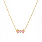 Bow Rhinestone Necklace XMTX Collections