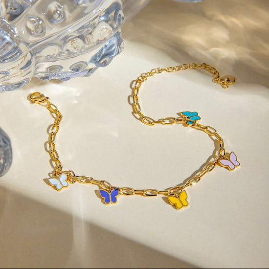 Butterflies Anklet Bracelet XMTX Collections
