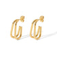 Leona Double Hoop Earrings XMTX Collections