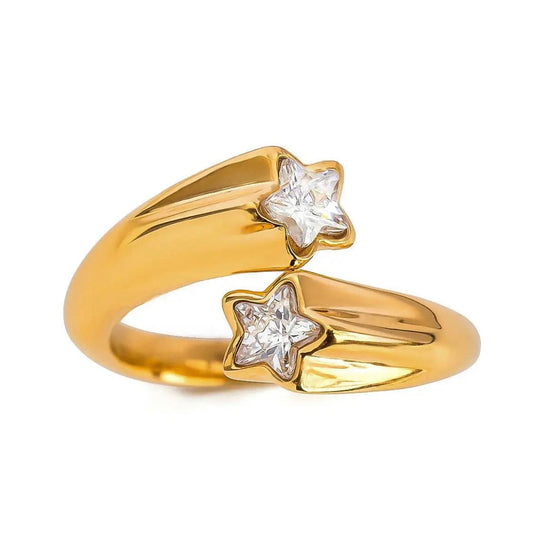 Two Stars Open Ring XMTX Collections