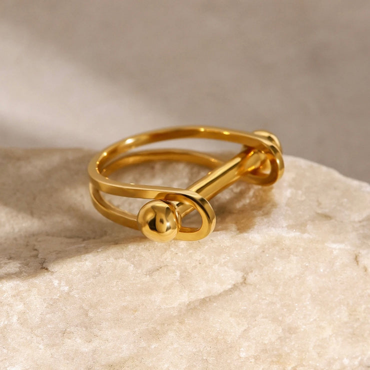 Gold Bar Ring