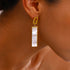 Naomi Rectangle Earrings XMTX Collections