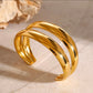 Chic Double Cuff Bracelet XMTX Collections