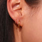 Twisted Hoop Earrings XMTX Collections