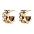 Watchband Hoop Earrings XMTX Collections