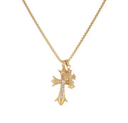 Two Crosses Necklace