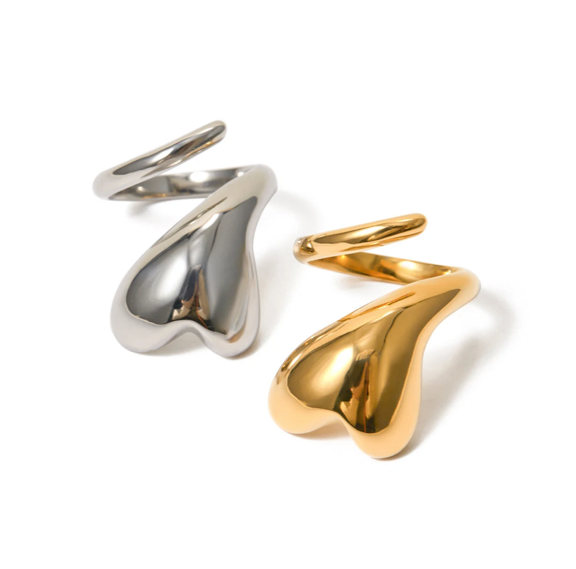 Abstract Open Heart Ring XMTX Collections