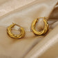 Evie Twisted Hoop Earrings XMTX Collections