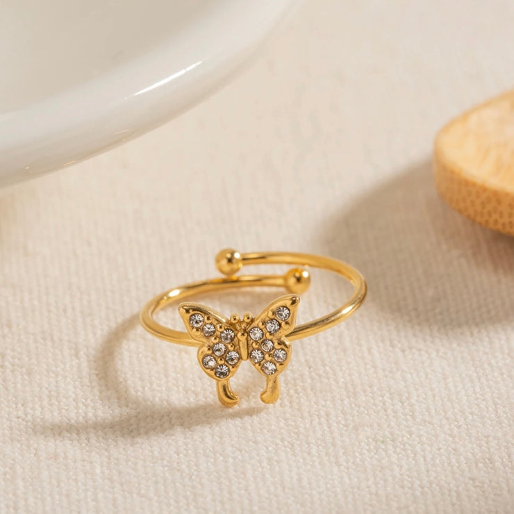 Chloe Open Butterfly Ring