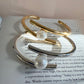 Talia Pearl Open Cuff Bracelet