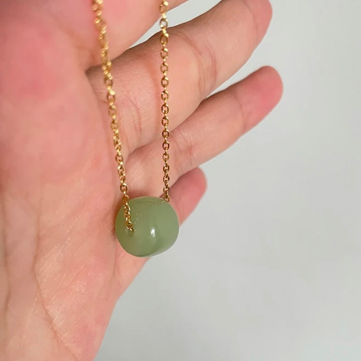 Ariana Jade Pendant Necklace